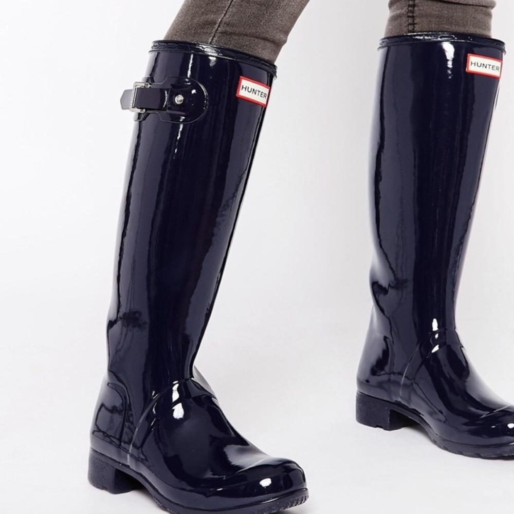 Hunter gloss boots